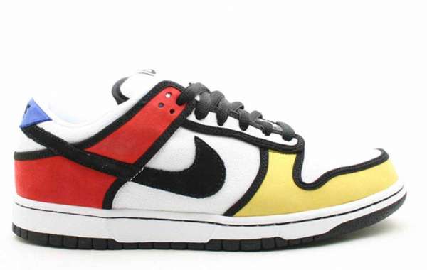 Hot Sale Nike SB Dunk Low “Piet Mondrian” Skateboard Shoes 304292-702
