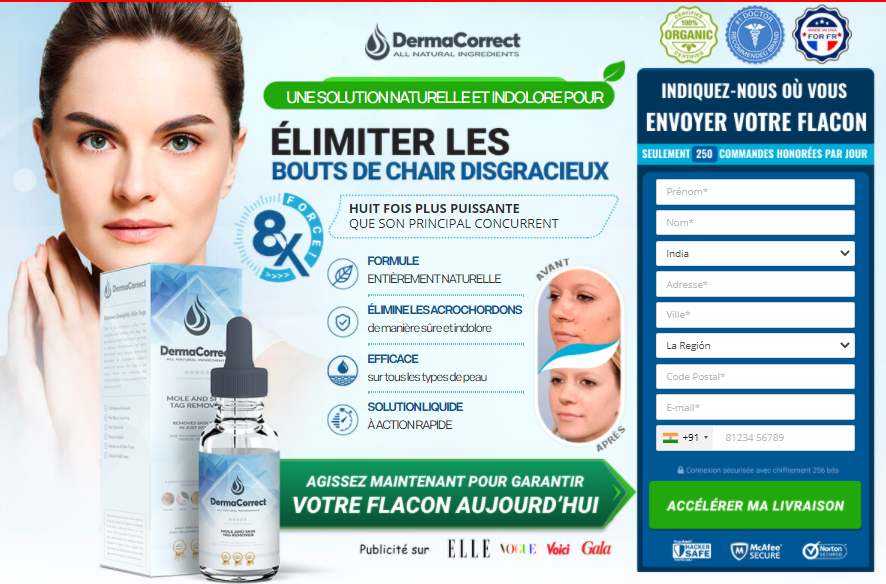 DermaCorrect Skin France-FR: Dissolving (Anti-Age) Pour Taupes et Acrochordons, Soins Naturels De La Peau, Prix Et Achat!