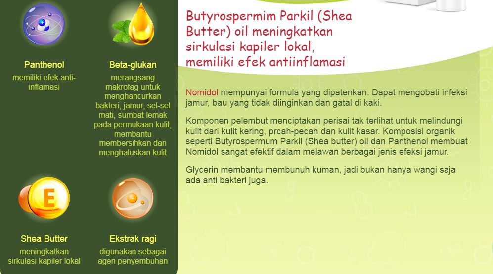 Nomidol Krim - Ulasan, Harga, Ketersediaan Di Apotek Dan Bahan