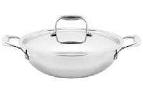 Tri Ply Stainless Steel Kadai