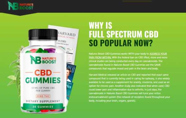 100% Natural, Full Spectrum- How Does NaturesBoost CBD Gummies Work?
