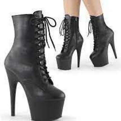 Pleaser Black Boots Profile Picture