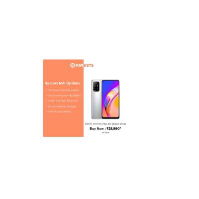 Buy Oppo F19 Pro Plus 128 GB Storage, 8GB RAM on No Cost EMI at Bajaj Finserv EMI Store. Profile Picture