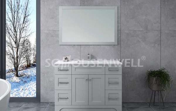 PVC bath cabinet has strong waterproof performance and high hardness