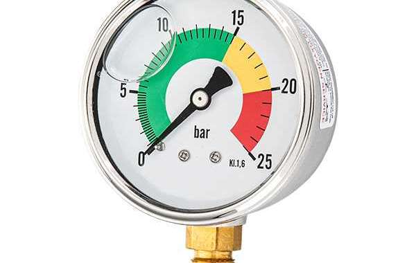 Glycerine filled pressure gauge has longer service life than dry pressure gauge and lower replacement cost