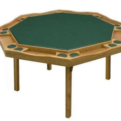 Kestell 57" Oak Period Style Octagon Folding Poker Table Profile Picture