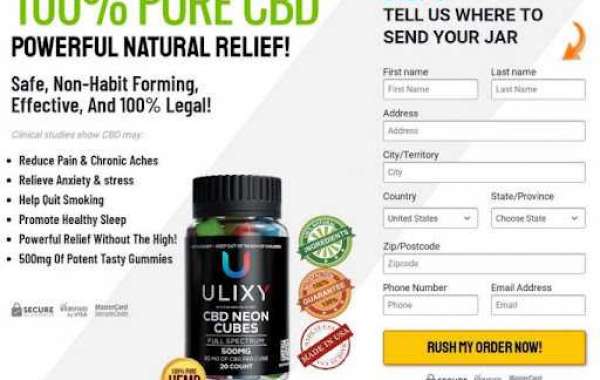 What are the ingredients of Ulixy CBD Neon Cubes?