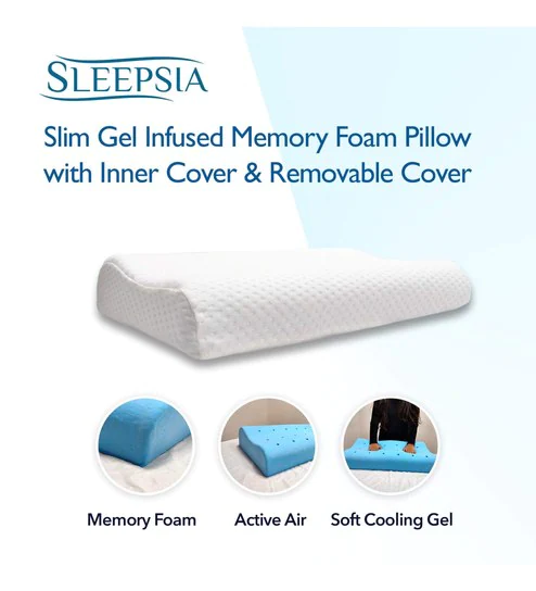 Shredded Memory Foam Pillow for Side Sleepers