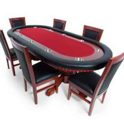 BBO Poker Tables Rockwell Oval Poker Table and Chair Set Profile Picture