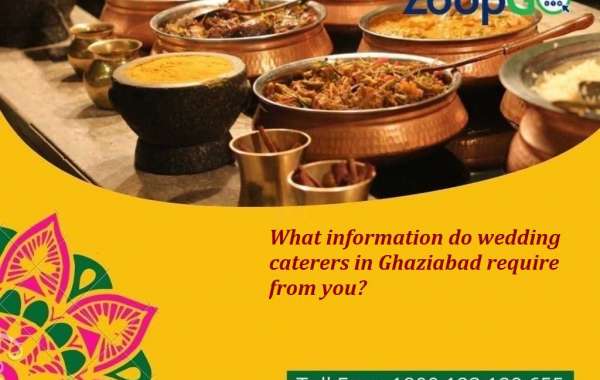 What information do wedding caterers in Ghaziabad require from you?