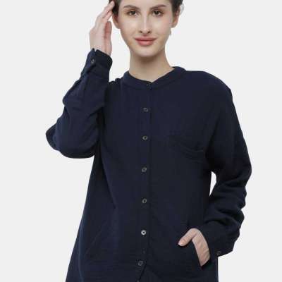 Pure Cotton Mandarin Collar Shirt Profile Picture