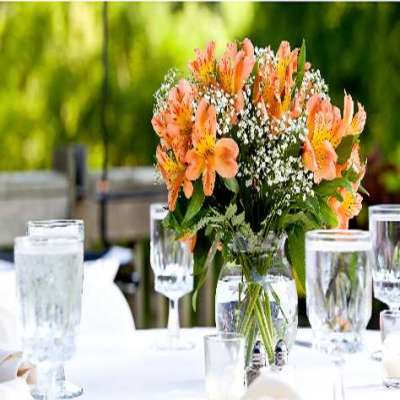 Buy Orange Lily in Fish Bowl Profile Picture