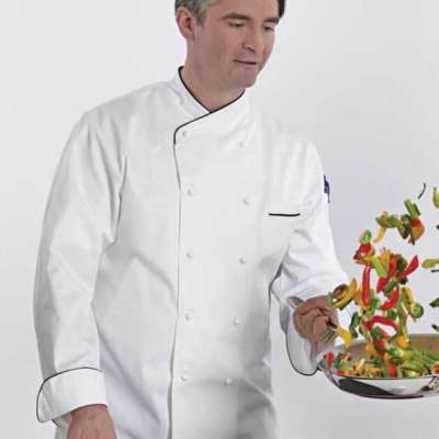 JOLIONE CHEF JACKET - BLUE PIPING Profile Picture