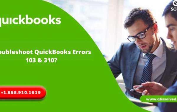 Troubleshoot QuickBooks Errors 103 & 310?