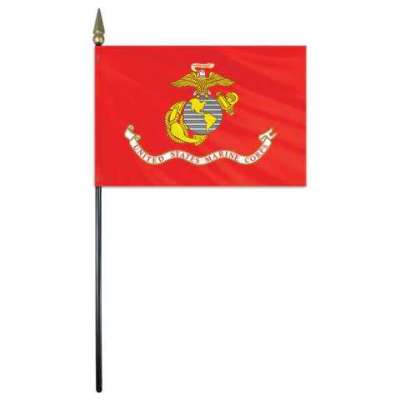 Buy Marine 4x6 Inch Stick Flag - Endura Gloss Profile Picture