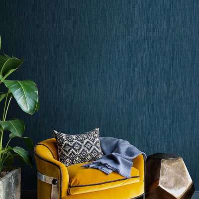 Abel Blue Textured Wallpaper from the Radiance Collection by Brewster Home Fashions Profile Picture