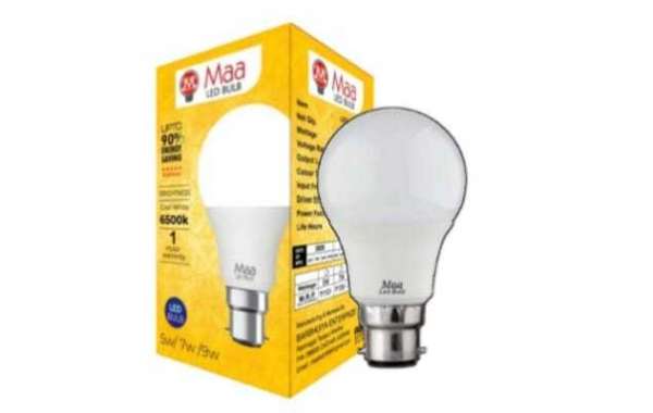 Maa led 9 watt led bulb lowest wholesale price Pack of 10pc