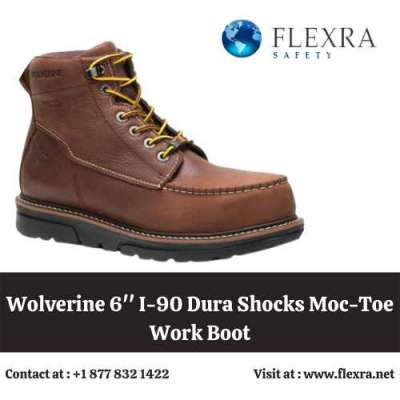 Wolverine 6'' I-90 DuraShocks Moc-Toe Work Boot Profile Picture