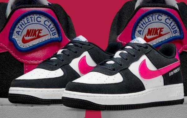 A Kid’s Air Force 1 Low With Pink Prime Swooshes
