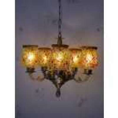 Antique Metal Chandelier with 5 Lamps for Home and Restaurants Profile Picture