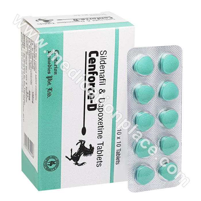 Cheap Cenforce D: Sildenafil & Dapoxetine Tablets | 10% Off