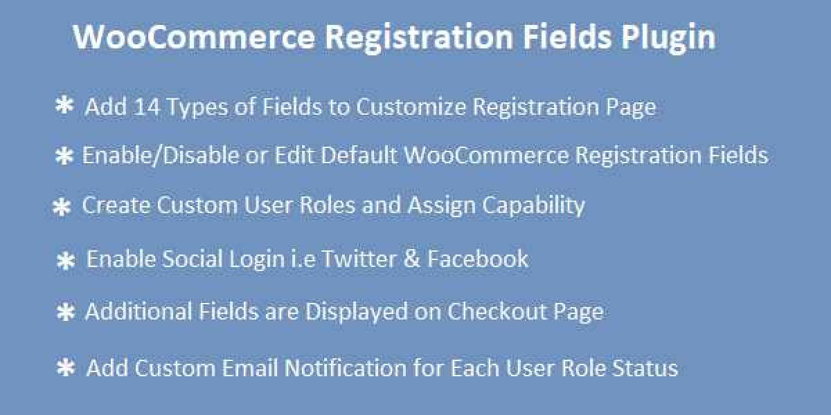 WooCommerce Registration Fields Plugin