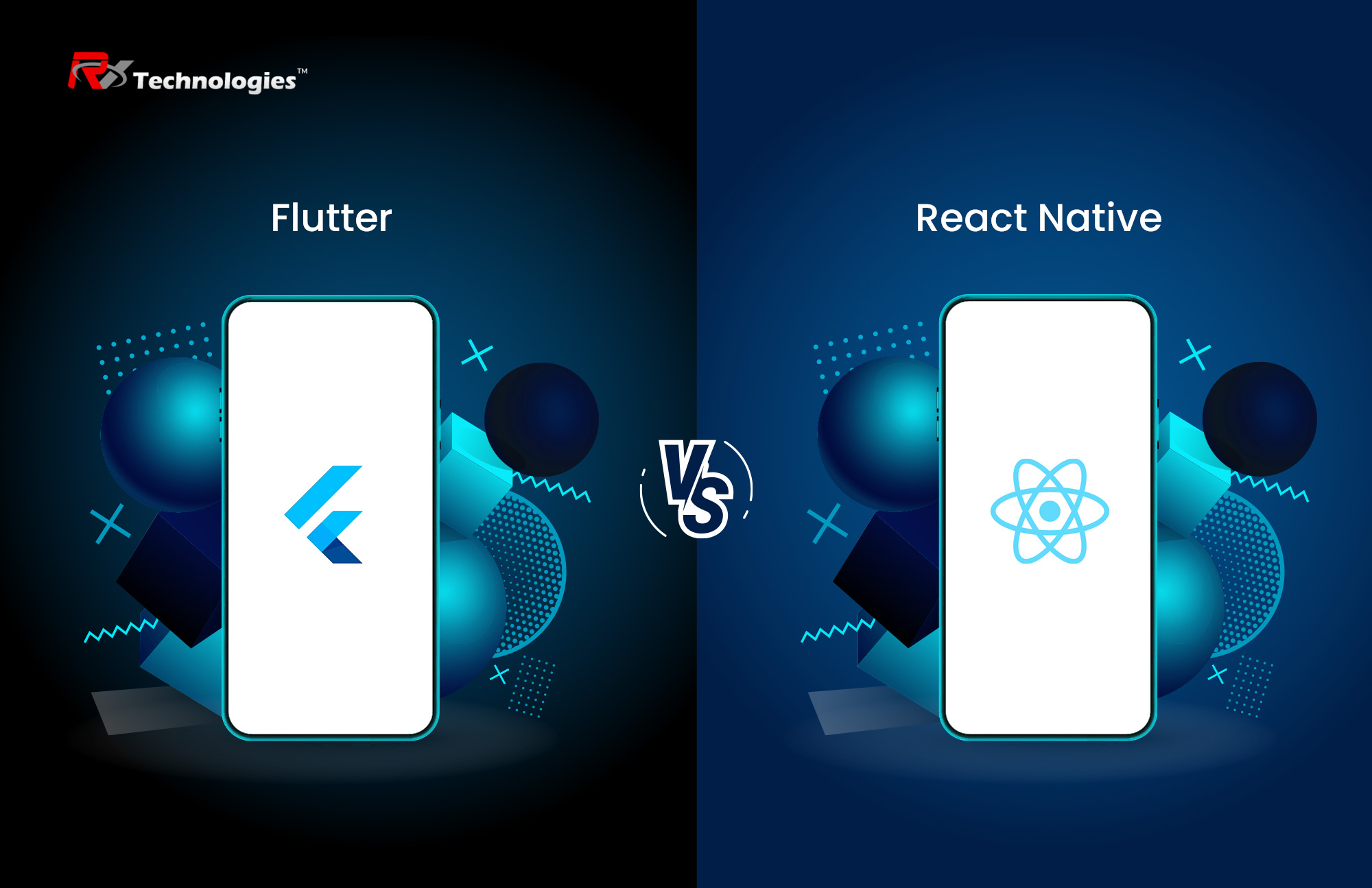 Flutter Vs React Native: Which one is Better and Why? - RV Technologies