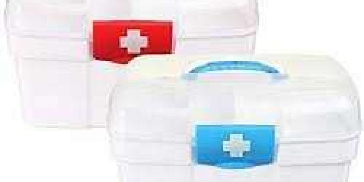 Empty first aid box
