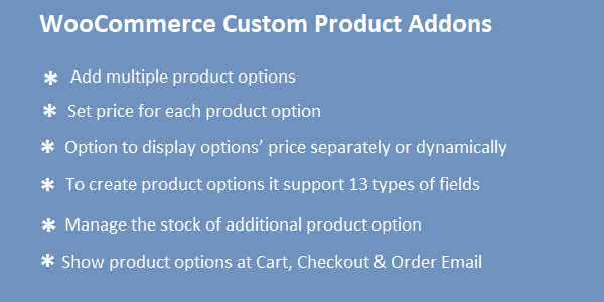 WooCommerce Custom Product Addons