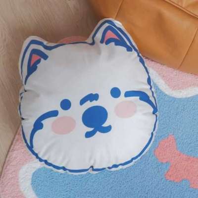 Dog Shaped Westie Plush Cushions Profile Picture