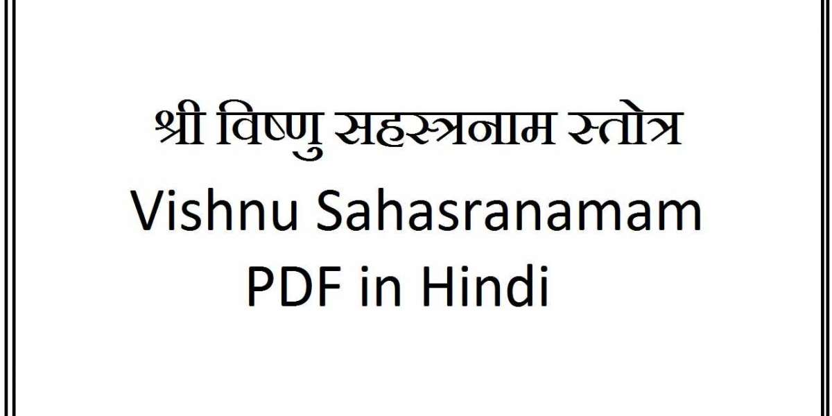 How to Get a PDF of Vishnu Sahasranamam in the Hindi Language for Free of Cost?