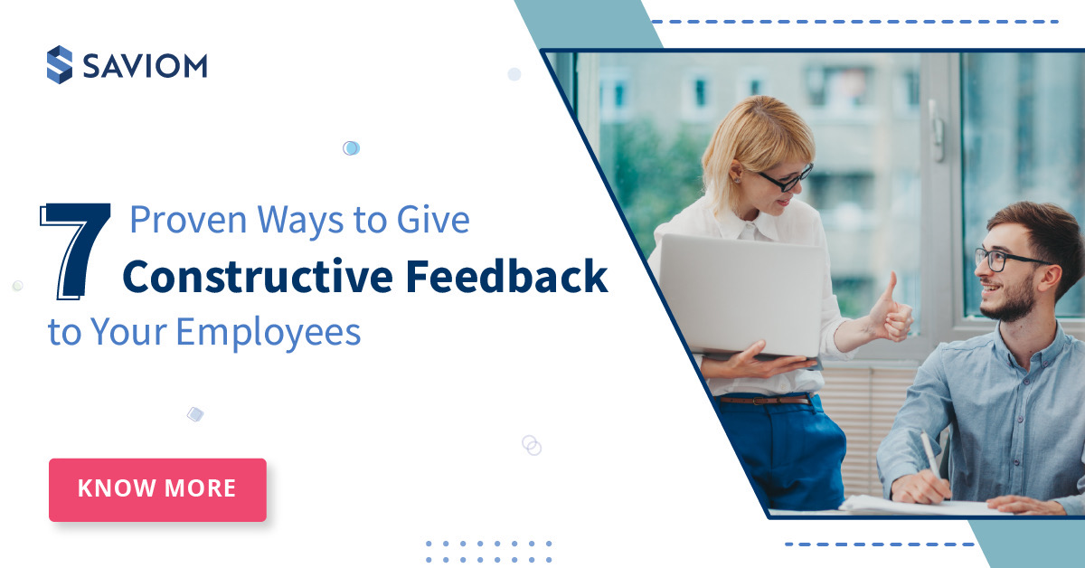 7 Proven Ways to Give Constructive Feedback to Your Employees