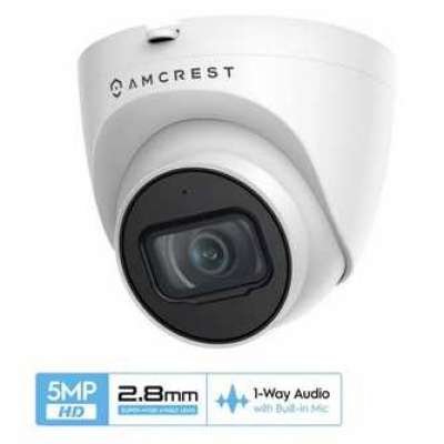 Buy  Amcrest ProHD Outdoor Security IP Turret PoE Camera, 5-Megapixel, 98ft NightVision, 2.8mm Lens, Profile Picture