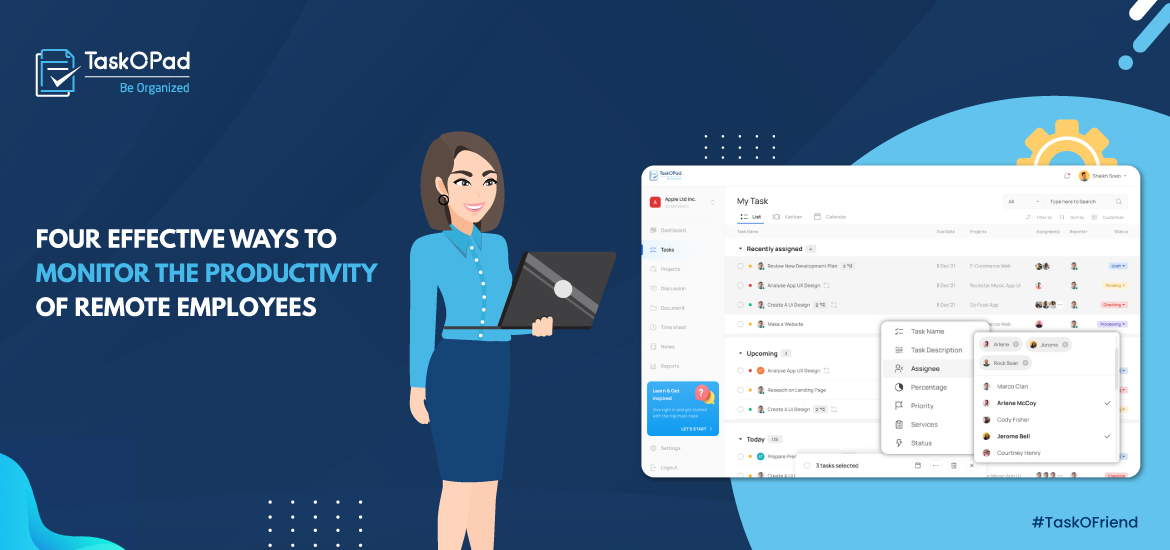 Effective Ways to Monitor the Productivity of Remote Employees