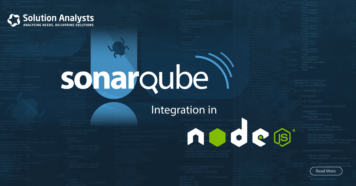 SonarQube Integration in NodeJS - Solution Analysts