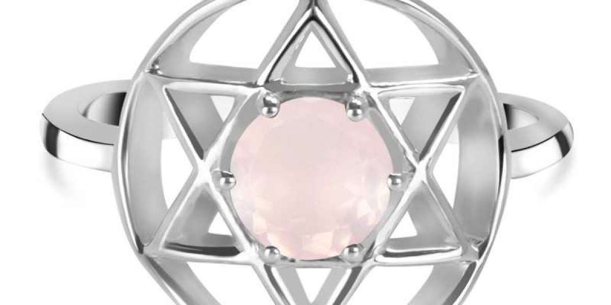 Blushing Beauty: Rose Quartz Ring