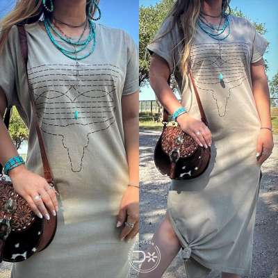 Bull Boot Stitched Tee Dress Profile Picture