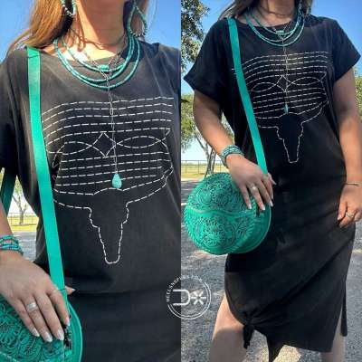 Bull Boot Stitched Dress ~ Black Profile Picture
