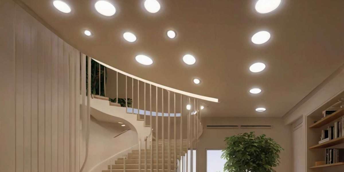 The choice of ceiling lamps in each space is an understanding of the quality of life