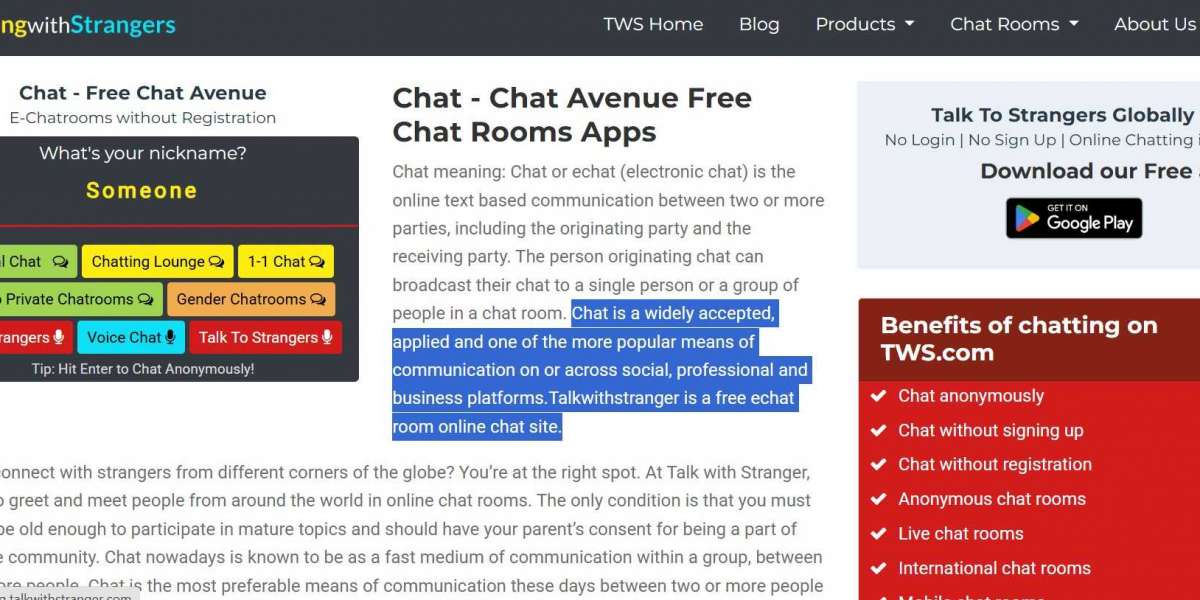 The Social Benefits of Random Chat Rooms