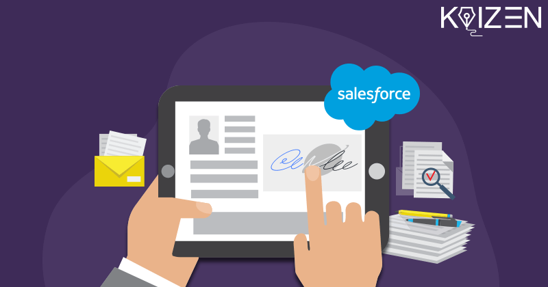 How to Add Electronic Signatures in Salesforce Documents?