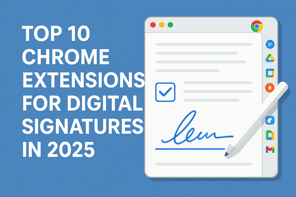 Top 10 Chrome Extensions for Digital Signature in 2025 | by Priya | Jun, 2025 | Medium