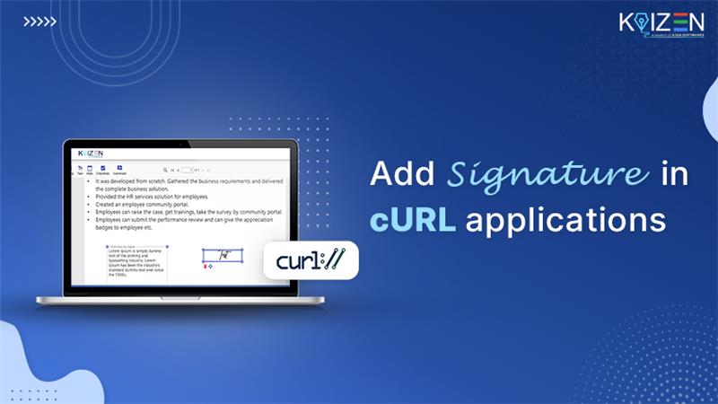 How to add Signature to cURL requests with KAiZEN?